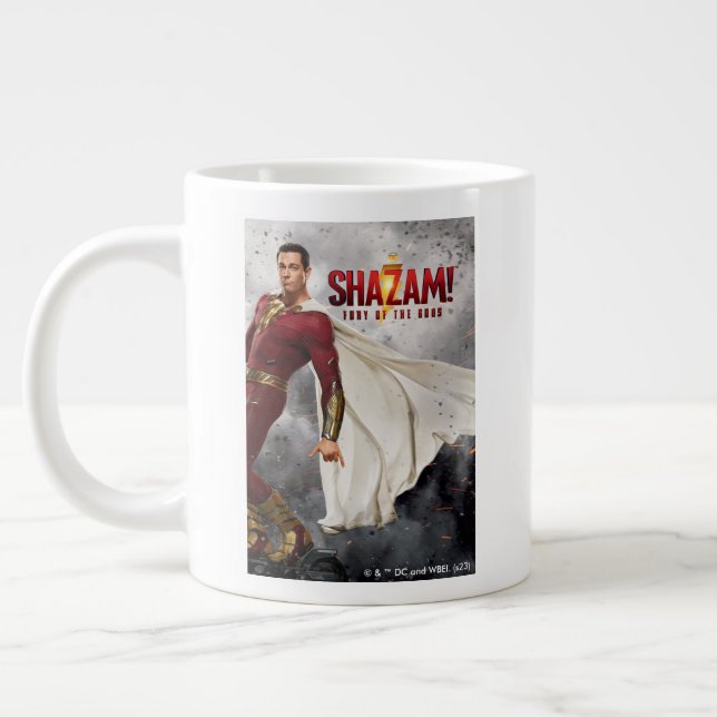 SHAZAM! Fury of the Gods | Poster hänglåsning av f Jumbo Mugg (Vänster)