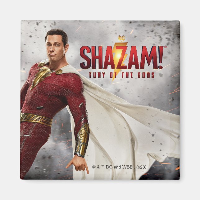 SHAZAM! Fury of the Gods | Poster hänglåsning av f Magnet (Framsidan)