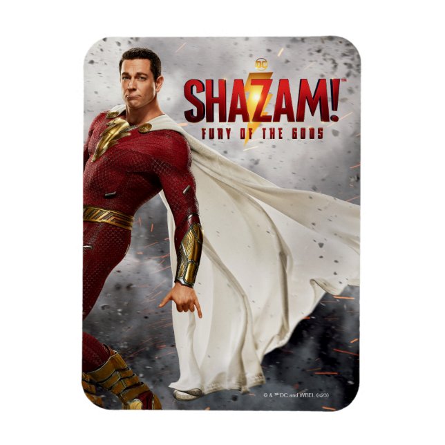 SHAZAM! Fury of the Gods | Poster hänglåsning av f Magnet (Vertikal)