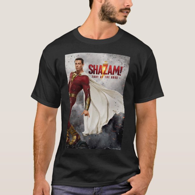 SHAZAM! Fury of the Gods | Poster hänglåsning av f T Shirt (Framsida)
