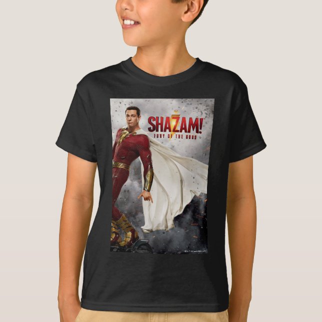 SHAZAM! Fury of the Gods | Poster hänglåsning av f T Shirt (Framsida)