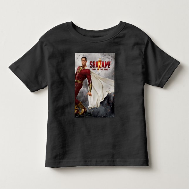 SHAZAM! Fury of the Gods | Poster hänglåsning av f T Shirt (Framsida)