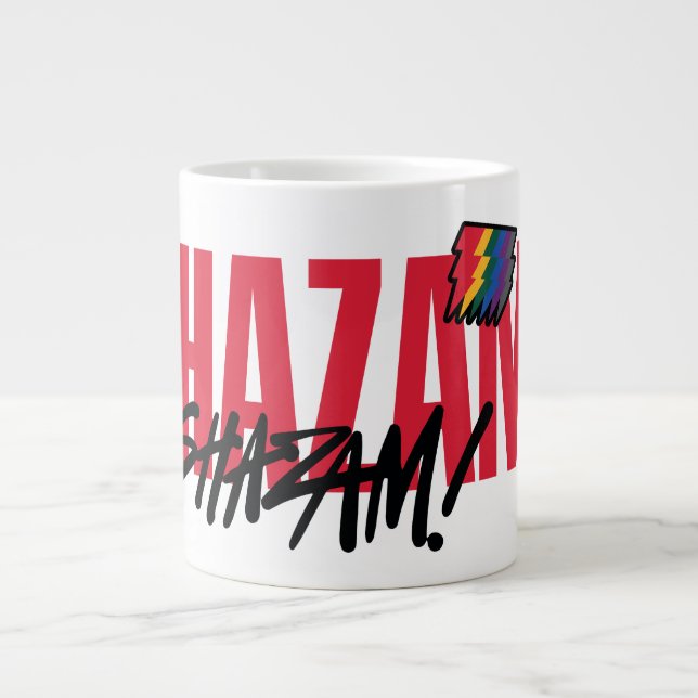 SHAZAM! Fury of the Gods | Rainbow Bolts Logotyp Jumbo Mugg (Framsidan)
