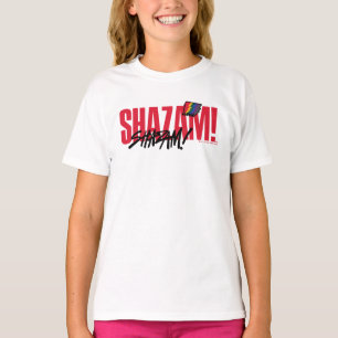 SHAZAM! Fury of the Gods Rainbow Bolts Logotyp T Shirt