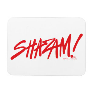 SHAZAM! Fury of the Gods Röd markör, Logotyp Magnet