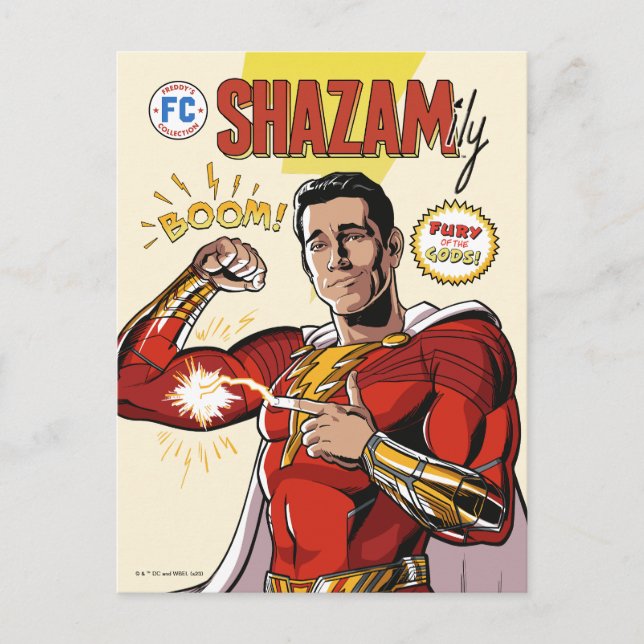 SHAZAM! Fury of the Gods | SHAZAMily Serietidnings Vykort (Framsida)