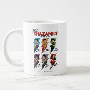 SHAZAM! Fury of the Gods SHAZAMily Tecknad Bolts Jumbo Mugg