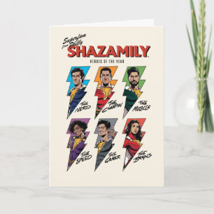 SHAZAM! Fury of the Gods SHAZAMily Tecknad Bolts Kort