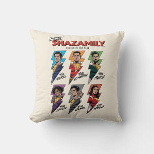 SHAZAM! Fury of the Gods SHAZAMily Tecknad Bolts Kudde