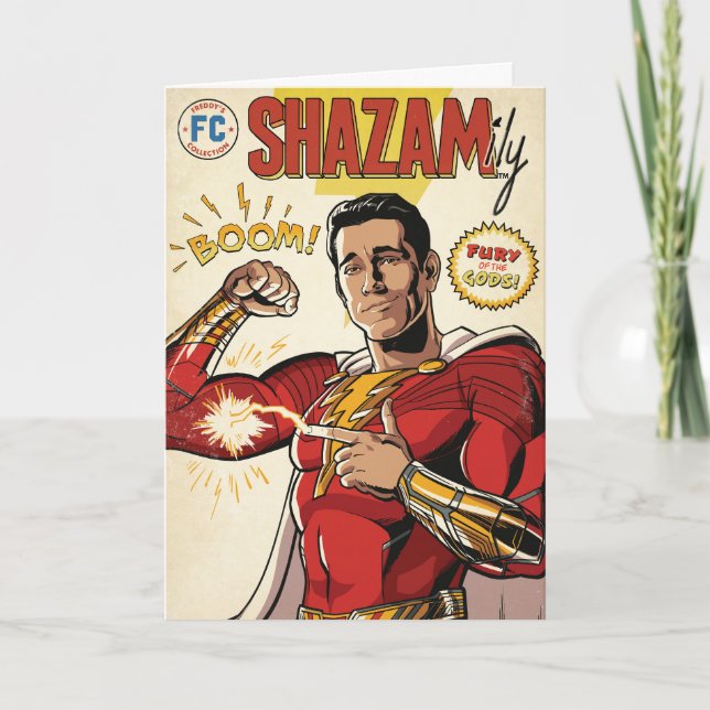 SHAZAM! Fury of the Gods | SHAZAMily Tecknad Cover Kort (Framsida)
