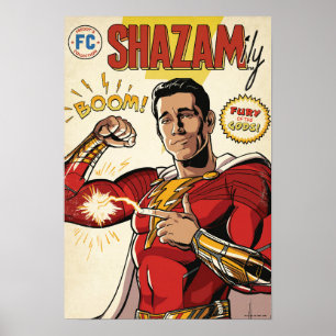 SHAZAM! Fury of the Gods SHAZAMily Tecknad Cover Poster