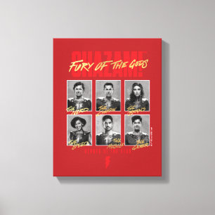 SHAZAM! Fury of the Gods SHAZAMily Yearbook Canvastryck