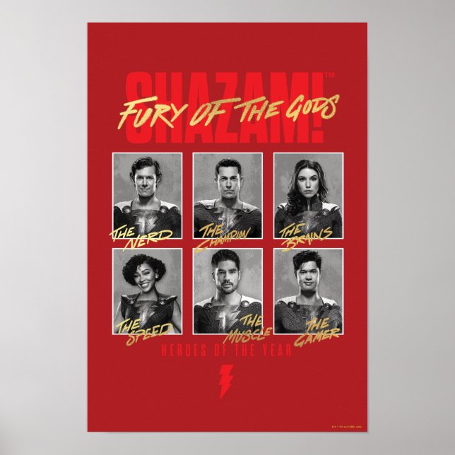 SHAZAM! Fury of the Gods | SHAZAMily Yearbook Poster (Framsidan)