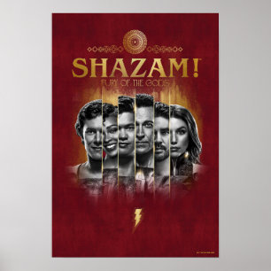 SHAZAM! Fury of the Gods   Teckenfoto Pub Poster