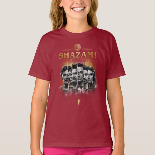 SHAZAM! Fury of the Gods | Teckenfoto Pub T Shirt (Framsida)