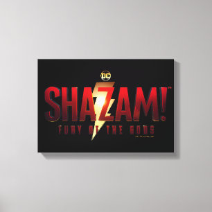 SHAZAM! Fury of the Gods Varornas Logotyp Canvastryck