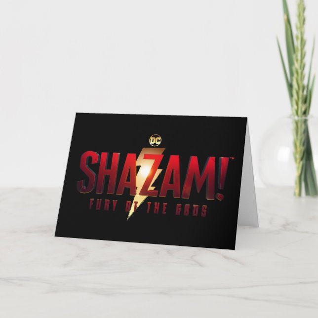 SHAZAM! Fury of the Gods | Varornas Logotyp Kort (Framsida)