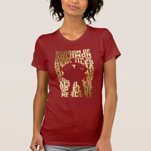 SHAZAM! grafisk guld- typografi för   kapaciteter T Shirt