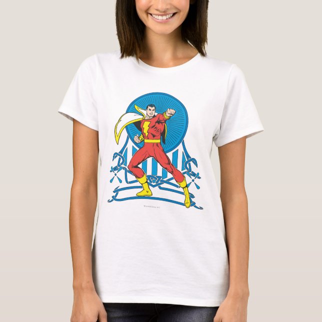 SHAZAM i stridsläge T Shirt (Framsida)
