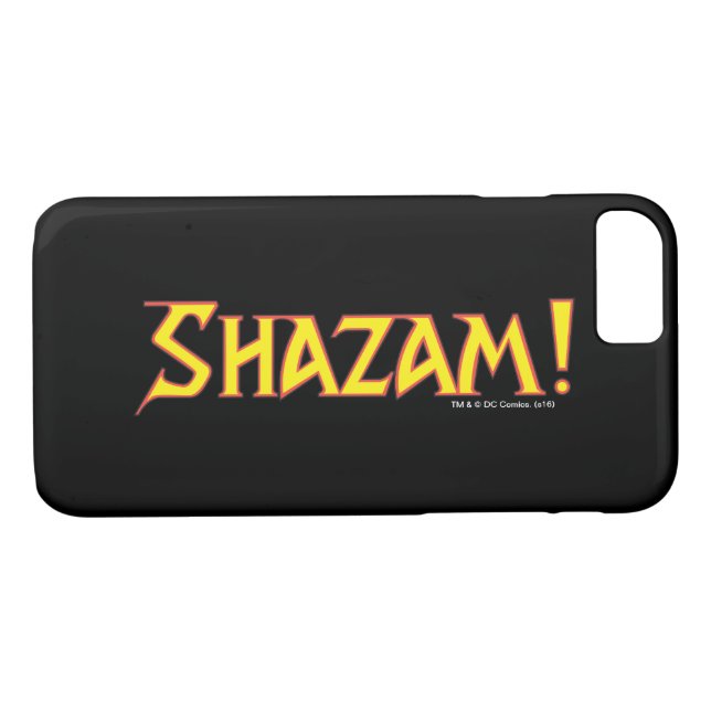 Shazam Logotyp Gult/Red Case-Mate iPhone Skal (Baksida (horisontal))