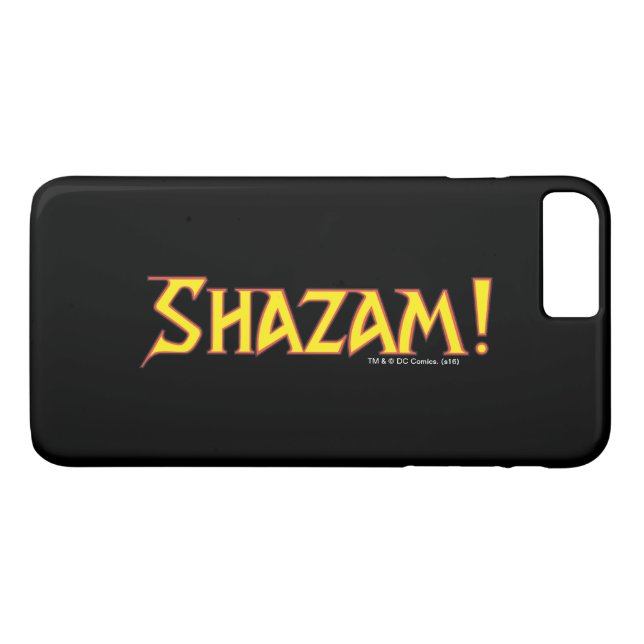 Shazam Logotyp Gult/Red Case-Mate iPhone Skal (Baksida (horisontal))