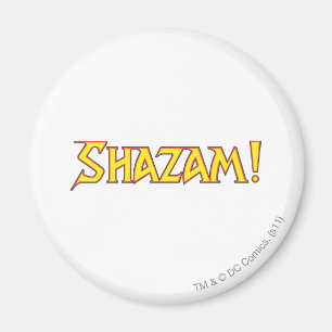 Shazam Logotyp Gult/Red Magnet
