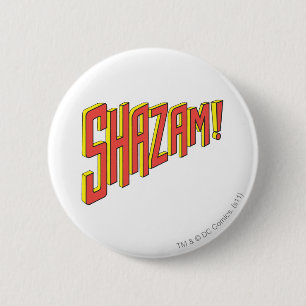 Shazam Logotyp Red/Gult Knapp