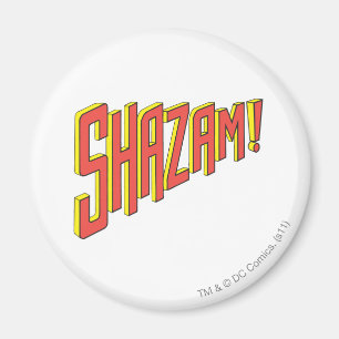 Shazam Logotyp Red/Gult Magnet