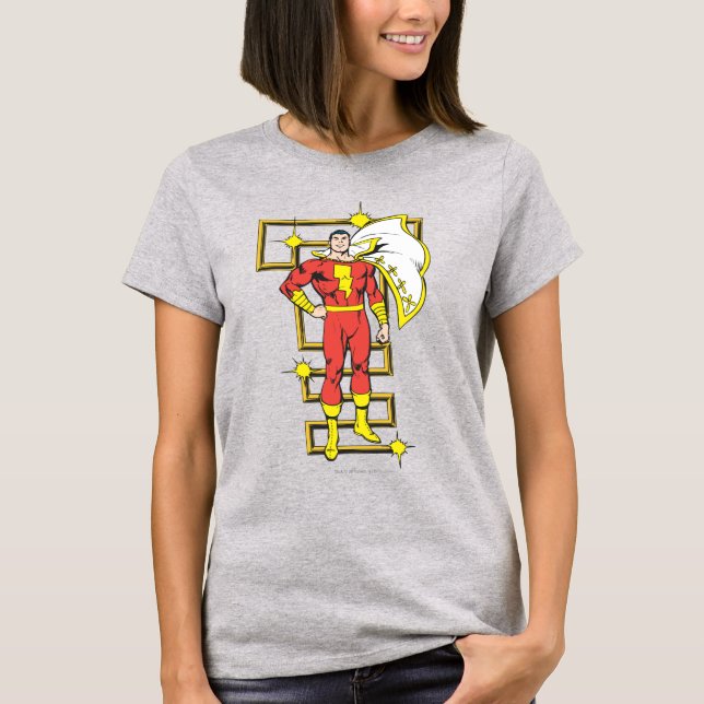 SHAZAM Poses T Shirt (Framsida)
