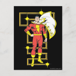 SHAZAM Poses Vykort