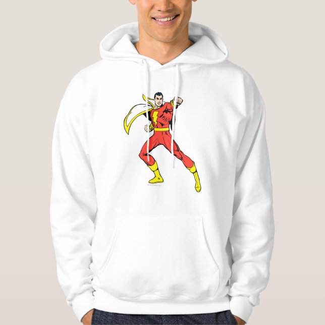 Shazam Redo till kamp Hoodie (Framsida)