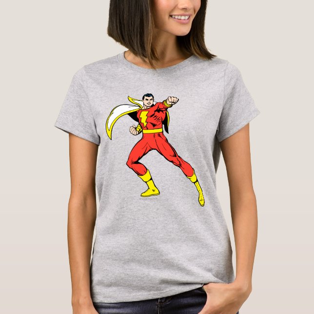 Shazam Redo till kamp T-shirt (Framsida)