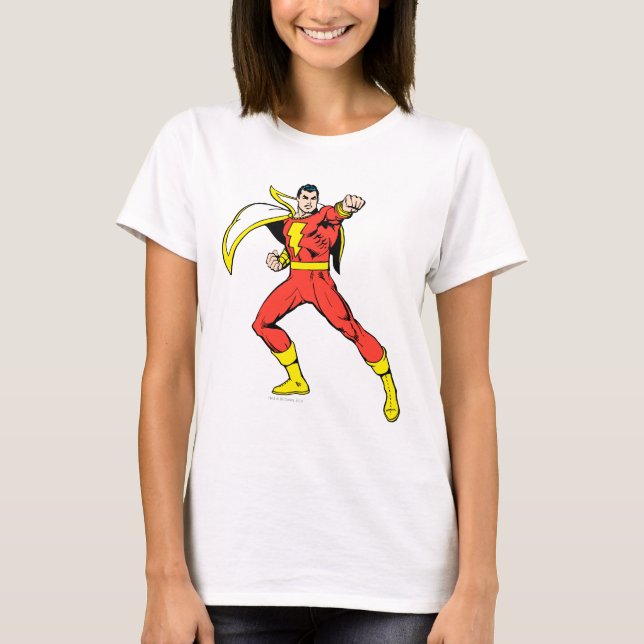 Shazam Redo till kamp T-shirt (Framsida)