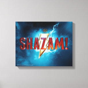 SHAZAM! scenisk logotyp Canvastryck