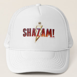 SHAZAM!   scenisk logotyp Keps