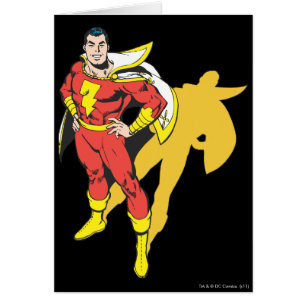 SHAZAM Shadow Hälsningskort