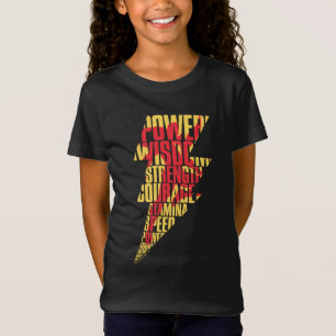 SHAZAM! Shazam Abilities Lightning Graphic T Shirt