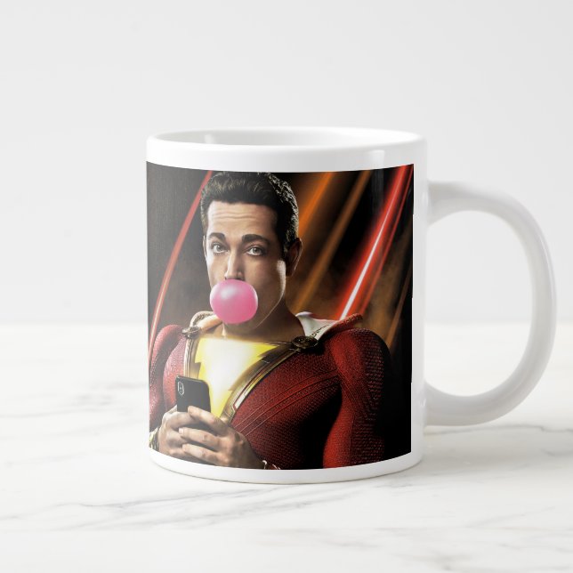 SHAZAM! | Shazam Blowing Bubble Gum Jumbo Mugg (Höger)