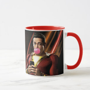 SHAZAM!   Shazam Blowing Bubble Gum Mugg