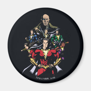 SHAZAM!   Shazam familj Vs. Dr. Sivana Magnet