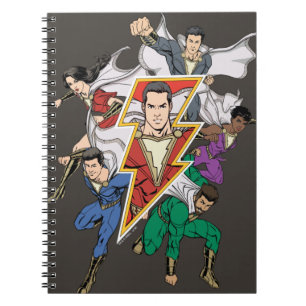 SHAZAM! Shazam Family Graphic Anteckningsbok