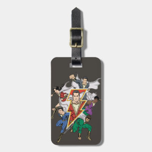 SHAZAM! Shazam Family Graphic Bagagebricka
