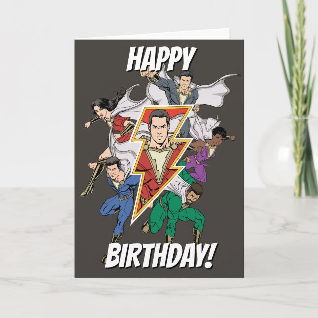 SHAZAM! | Shazam Family Graphic Kort (Framsida)