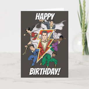SHAZAM! Shazam Family Graphic Kort