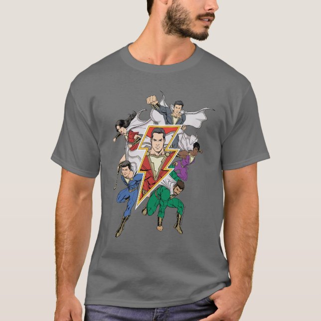 SHAZAM! | Shazam Family Graphic T Shirt (Framsida)