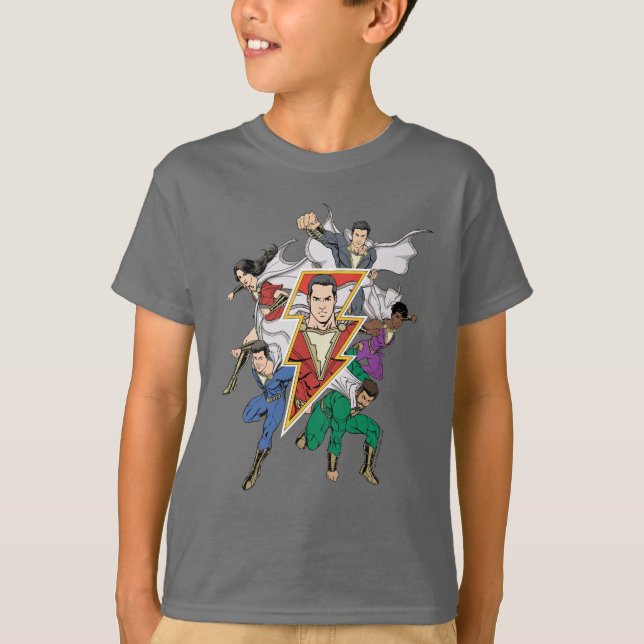 SHAZAM! | Shazam Family Graphic T Shirt (Framsida)
