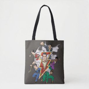 SHAZAM!   Shazam Family Graphic Tygkasse