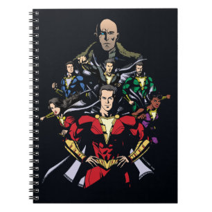 SHAZAM! Shazam Family Vs. Dr Sivana Anteckningsbok