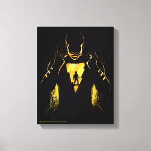 SHAZAM! Shazam och Billy Lightning Silhouette Canvastryck