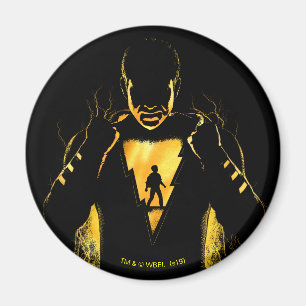 SHAZAM! Shazam och Billy Lightning Silhouette Magnet